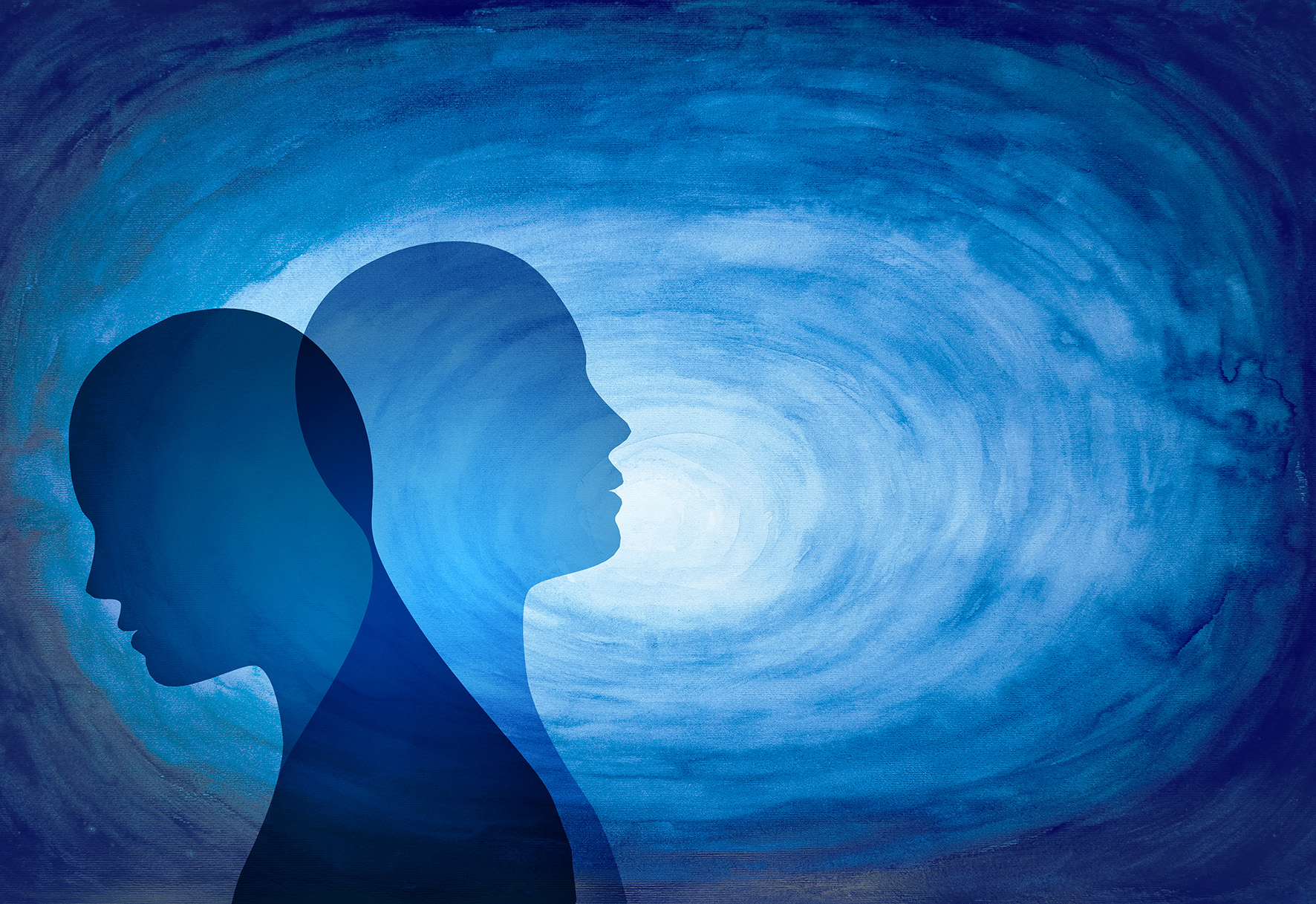 攝圖網(wǎng)_306306020_雙極精神失常雙面極精神錯亂面臉分裂人格情緒障礙概念雙人格2個頭透想象心理健康地下藍(lán)背景（企業(yè)商用）.jpg